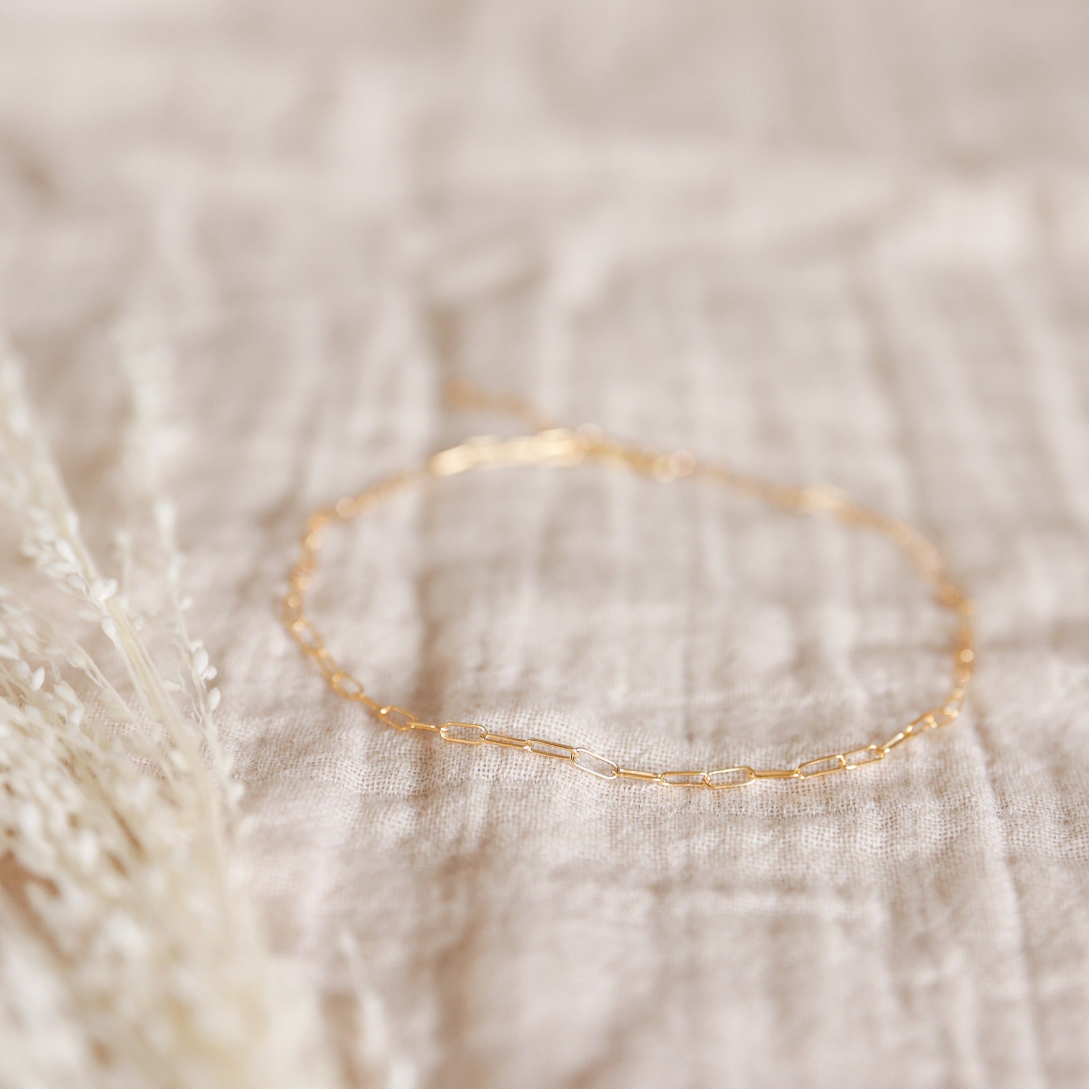 Paper Clip Chain Anklet