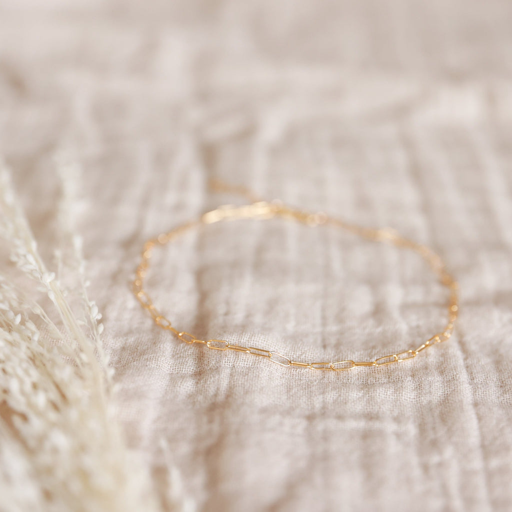 Paper Clip Chain Anklet