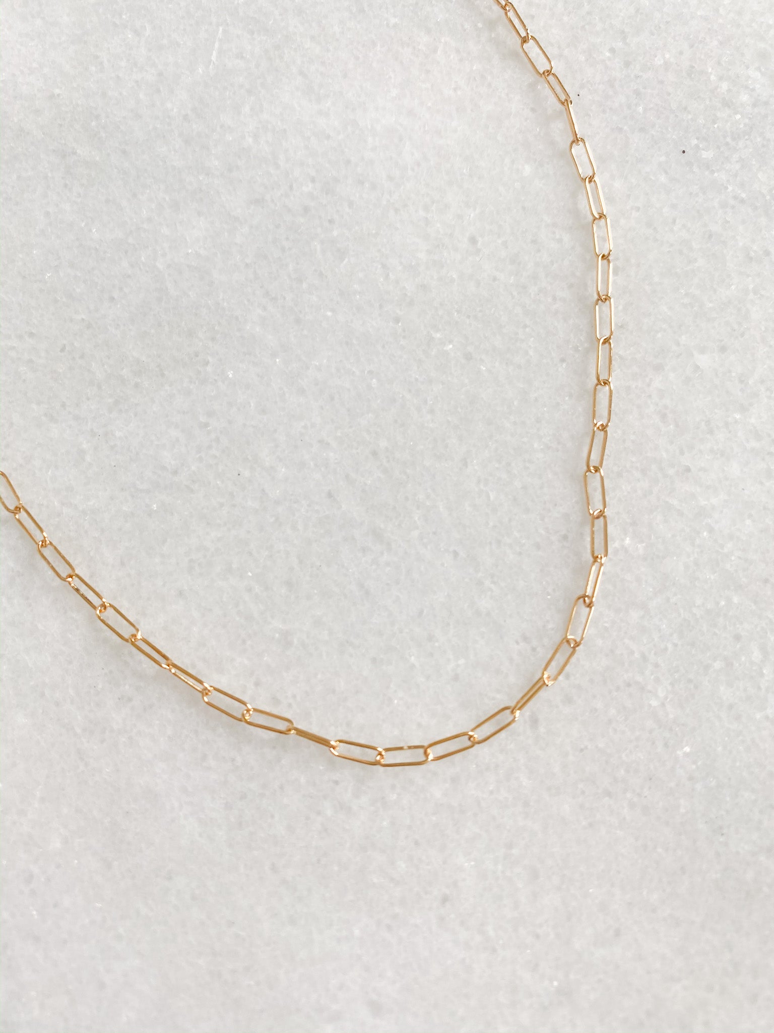 Paper Clip Chain Necklace