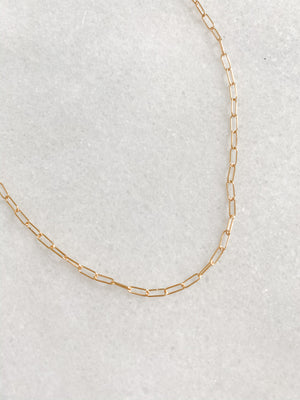 Paper Clip Chain Necklace