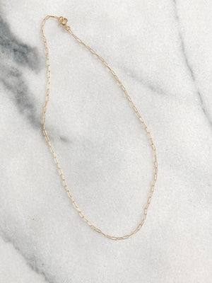 Paper Clip Chain Necklace