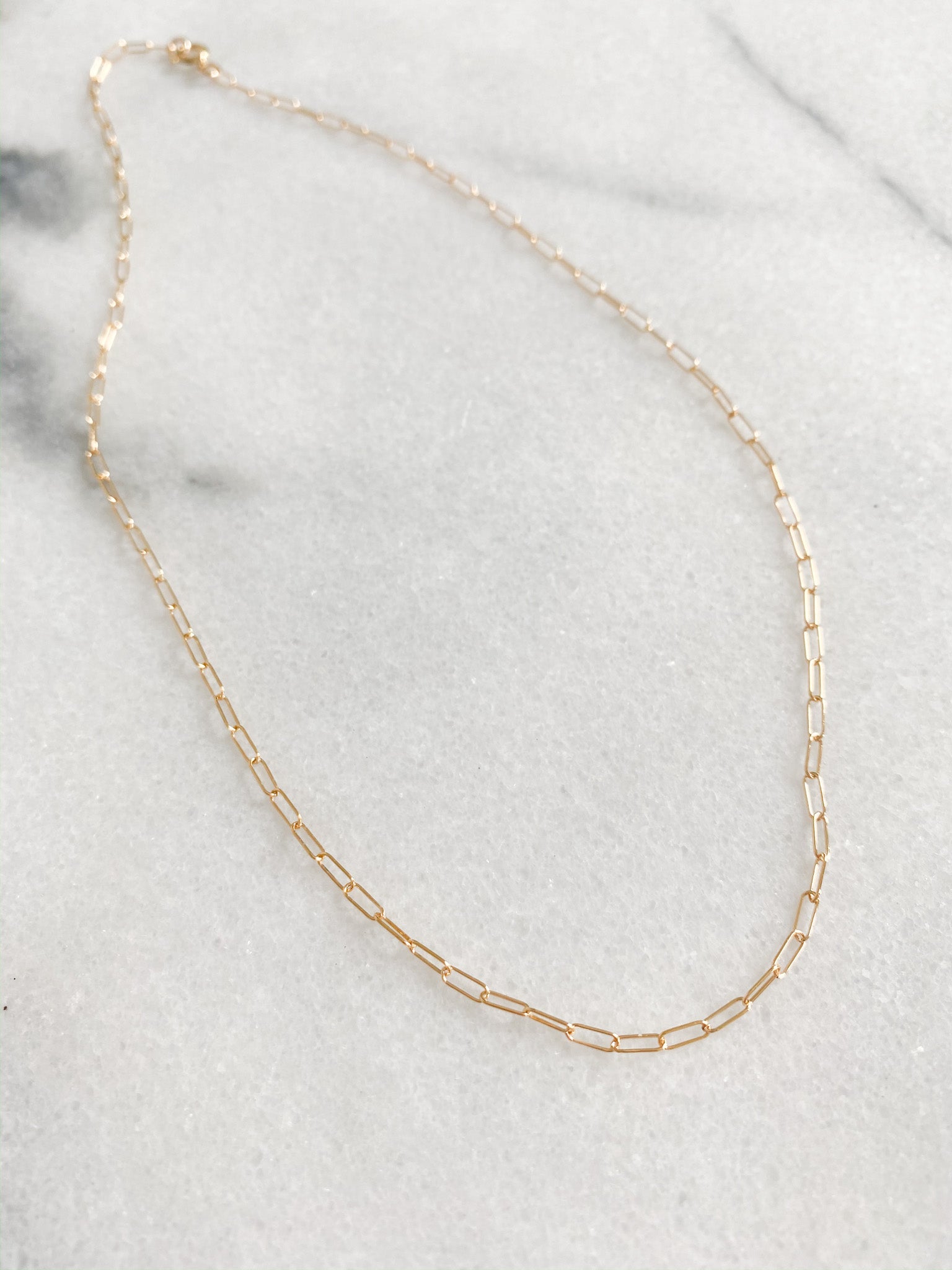 Paper Clip Chain Necklace