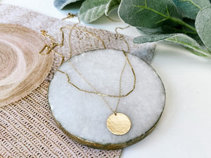 NB x PS46 Hammered Coin Necklace ONLY