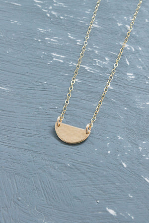 Mini Half Moon Necklace